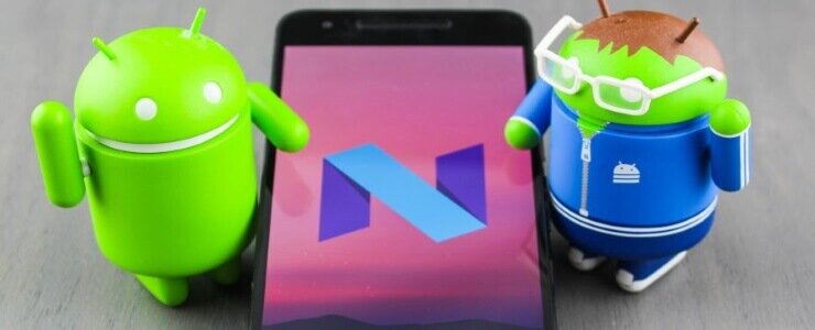 Число Android Nougat среди всех Android устройств составляет только 0.4% - изображение